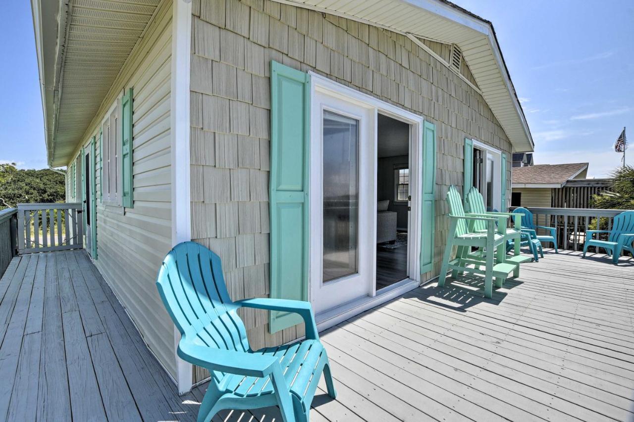 Oak Island Beach Abode With Deck Walk To Shore! מראה חיצוני תמונה