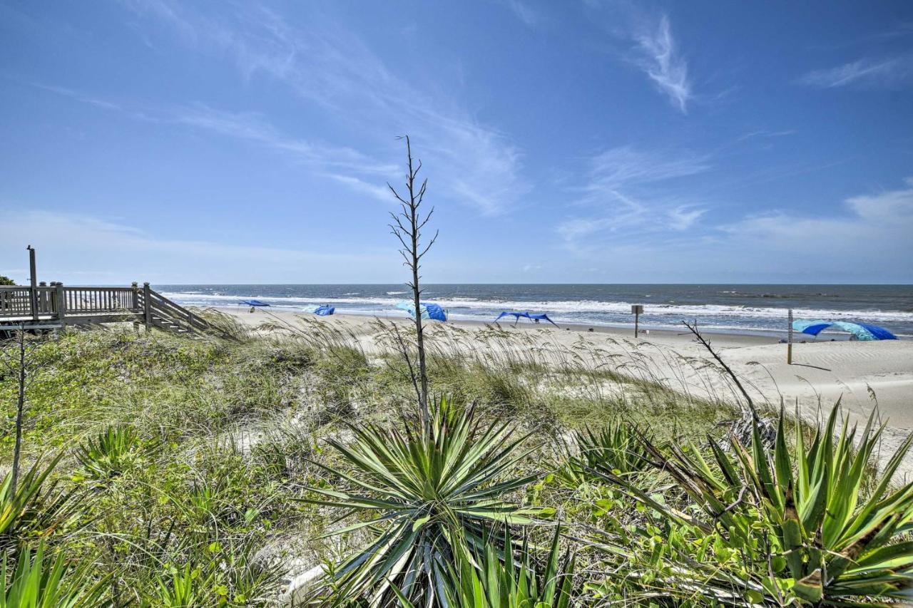 Oak Island Beach Abode With Deck Walk To Shore! מראה חיצוני תמונה